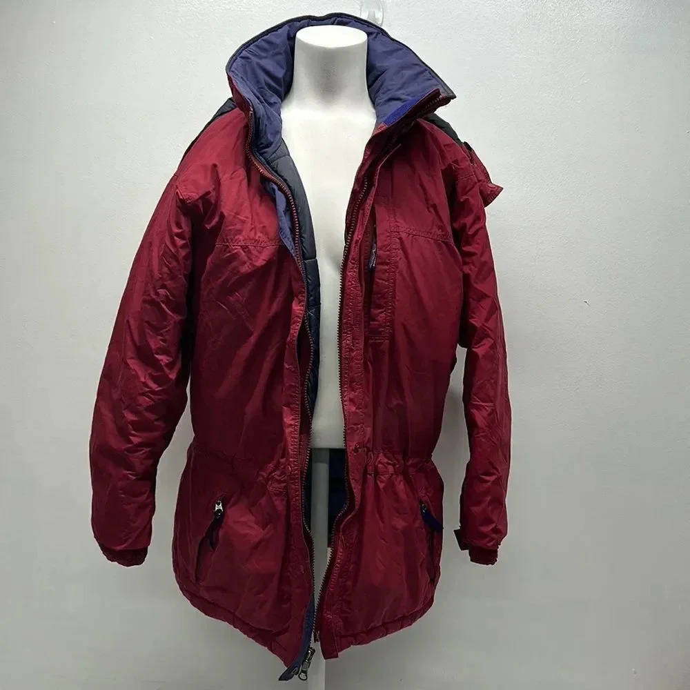 Patagonia Guide Parka Jacket Winter Coat Ski Snowboarding Red Vintage Womens XS
